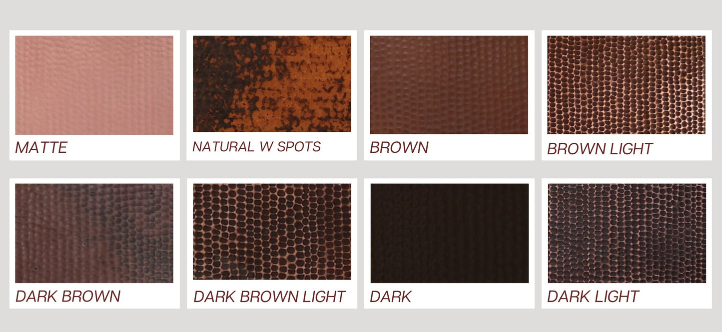 Premium Campana De Cocina Para Muro En Latón-Cobre Diseño Mexiq - ELEMENTO