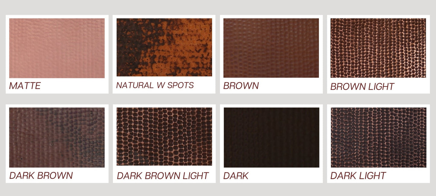 Premium Campana de Cocina para Isla en Cobre-Latón Diseño Altiplano - ELEMENTO