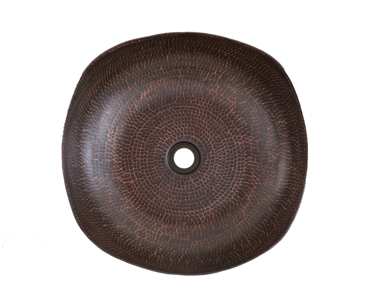 Premium Lavabo Vessel en Cobre Diseño 4 Picos - ELEMENTO