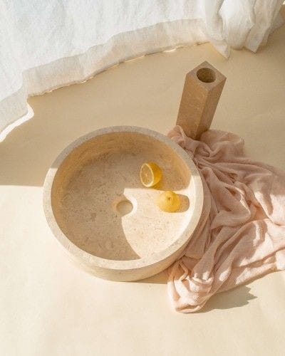LAVABO IMPERIAL MÁRMOL CREMA 40 CM. - ELEMENTO