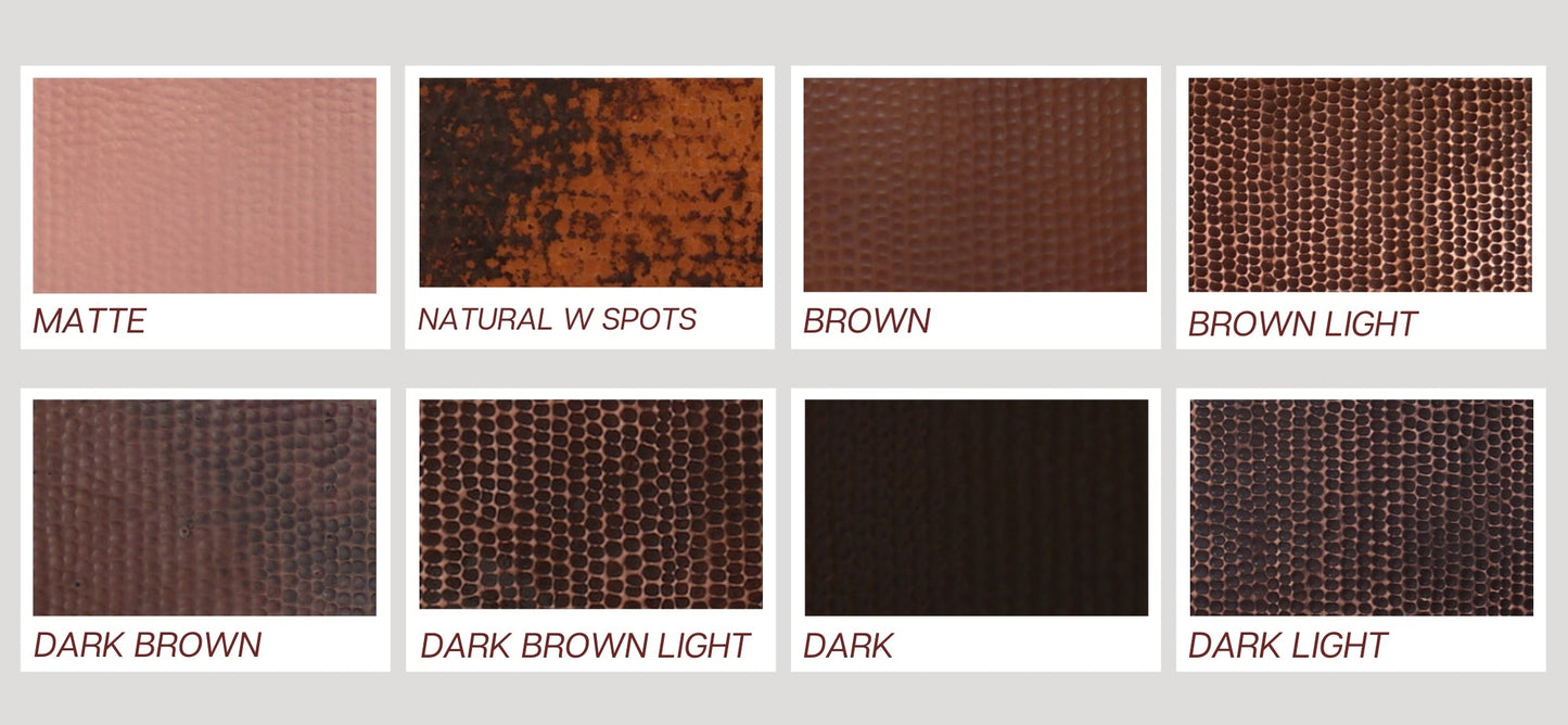 Premium Tina De Baño Ovalada En Cobre Diseño Japonesa - ELEMENTO