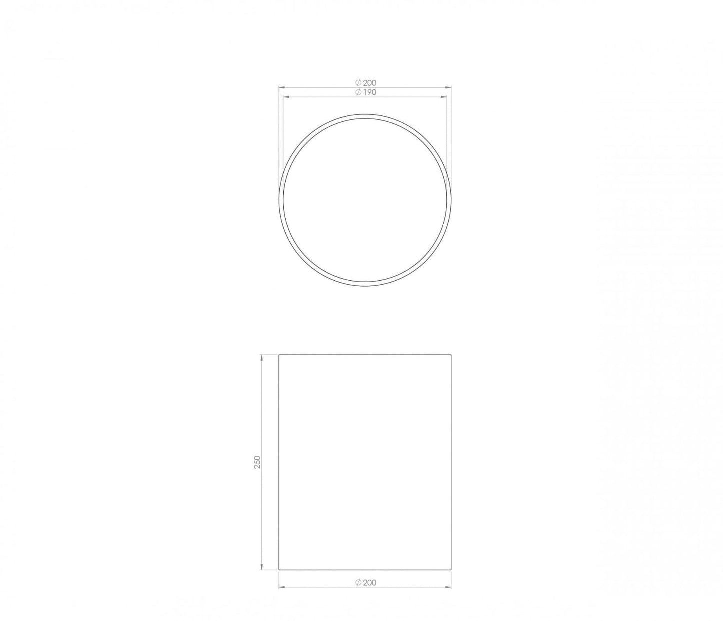 CESTO PARA BASURA MÁRMOL TRAVERTINO - ELEMENTO