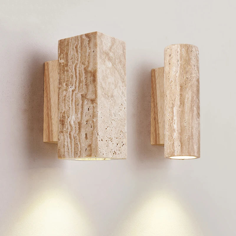 LÁMPARA DE PARED VELA DE MÁRMOL - ELEMENTO