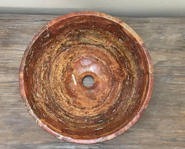 LAVABO MÁRMOL ROJO 40 CM. - ELEMENTO