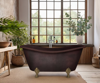 Premium Tina de Baño en Cobre  Diseño Antique - ELEMENTO 