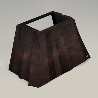 Premium Campana de Cocina Volcano para Muro en Cobre Diseño Sierra - ELEMENTO 