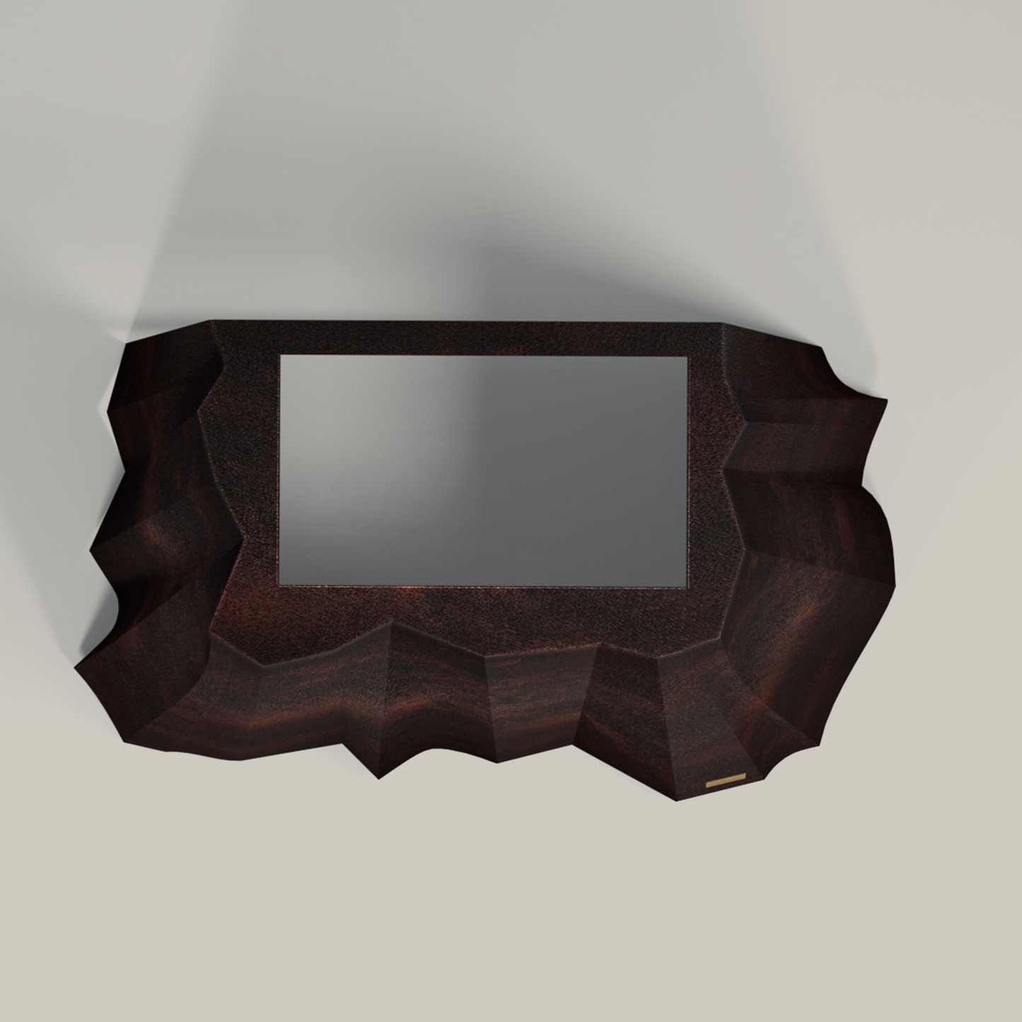 Premium Campana de Cocina Volcano para Muro en Cobre Diseño Sierra - ELEMENTO 