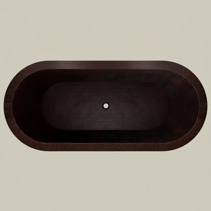 Premium Tina de Baño en Cobre con Pestaña Grande - ELEMENTO 