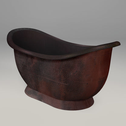 Premium Tina De Baño En Cobre Diseño Nichupté - ELEMENTO 