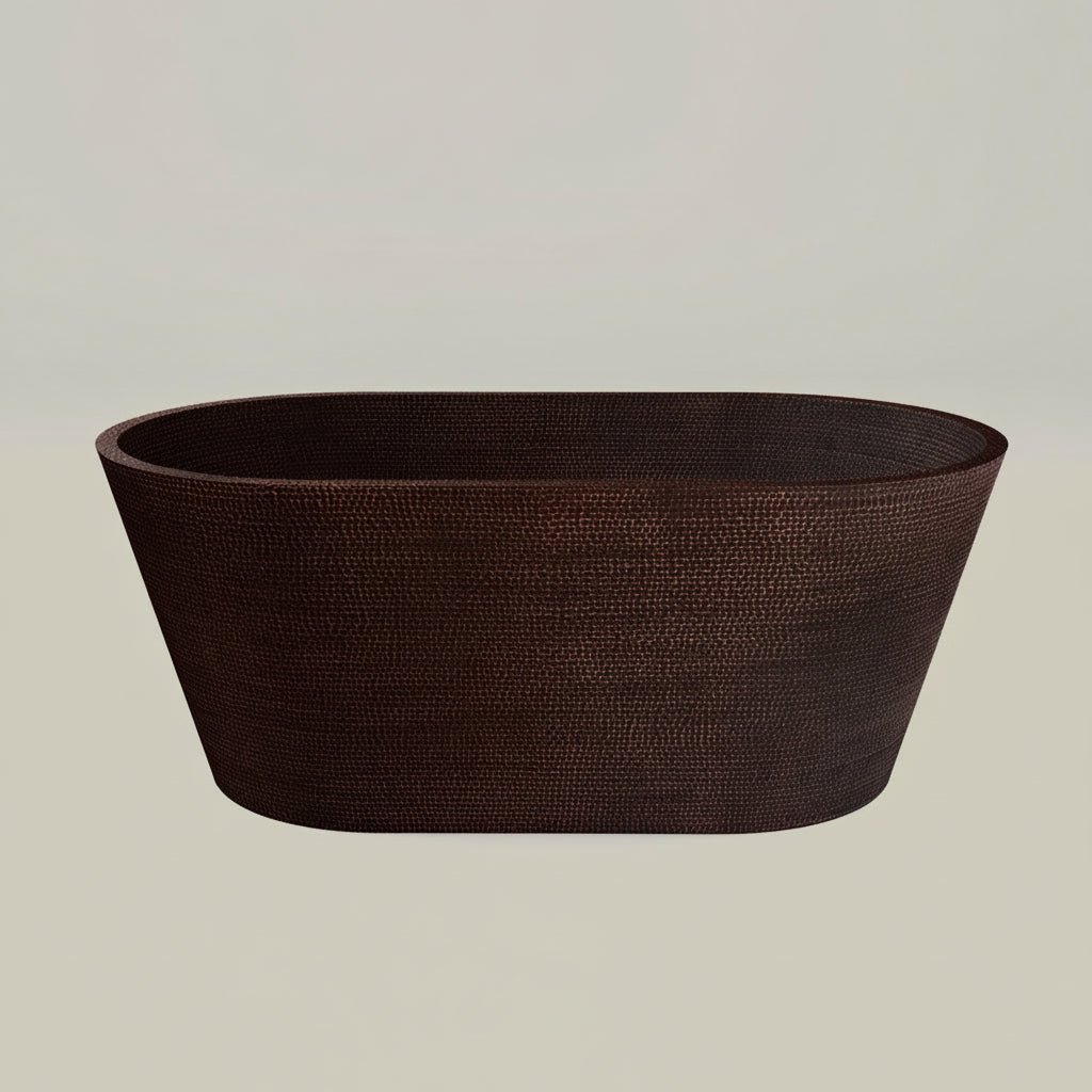 Premium Tina De Baño Con Doble Pared En Cobre Diseño Xicali - ELEMENTO 