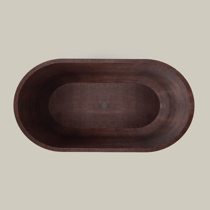 Premium Tina De Baño Con Doble Pared En Cobre Diseño Xicali - ELEMENTO 
