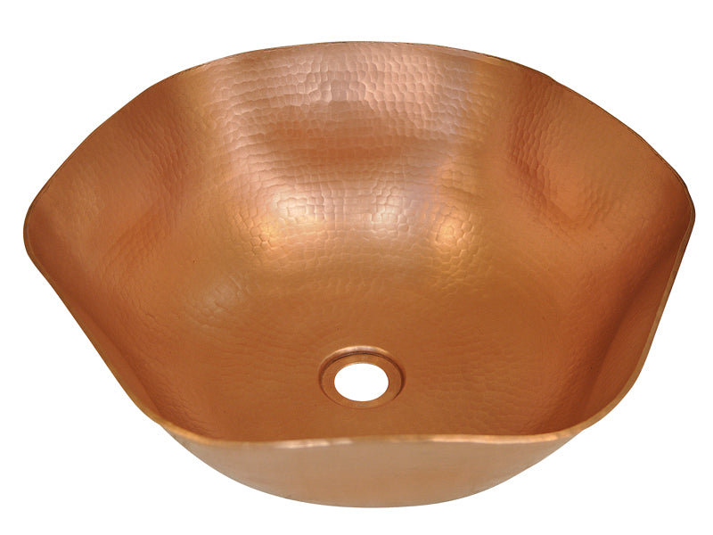 Lavabo Vessel Hexagonal en Cobre - ELEMENTO 