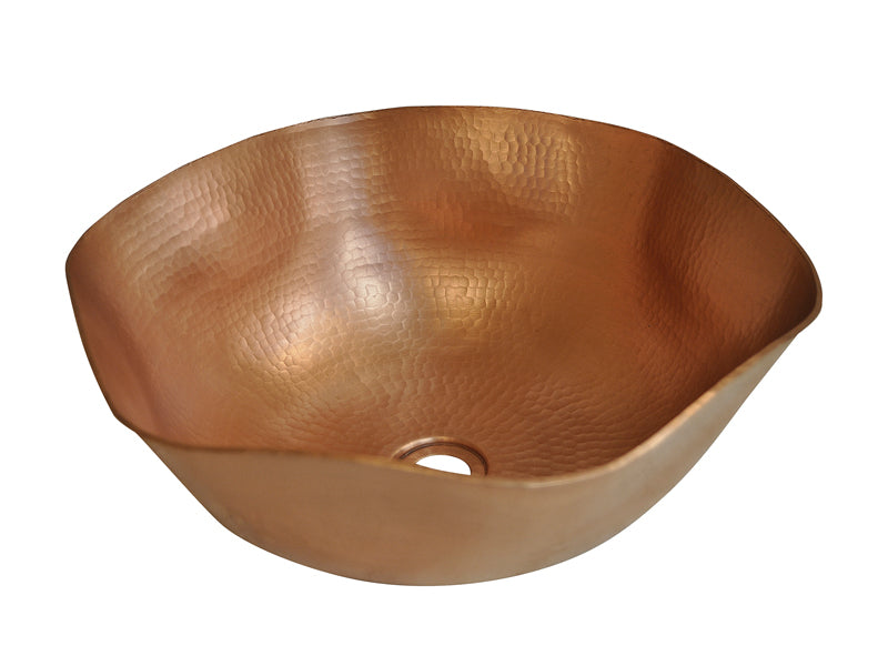 Lavabo Vessel Hexagonal en Cobre - ELEMENTO 