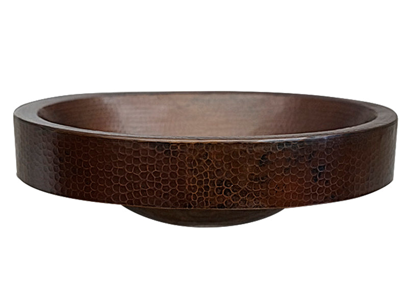 Premium Lavabo Especial Ovalado en Cobre con Faldón - ELEMENTO 