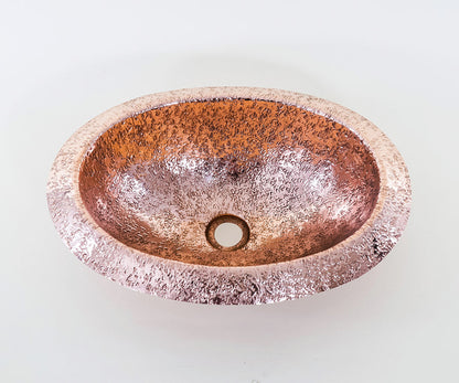 Premium Lavabo Volcano Especial en Cobre Diseño Duna - ELEMENTO 