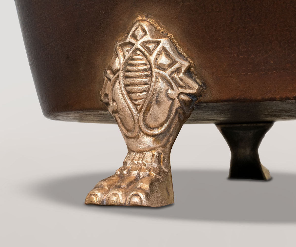 Premium Tina de Baño en Cobre  Diseño Antique - ELEMENTO 