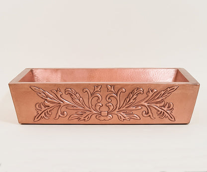 Premium Lavabo Vessel en Cobre Diseño Provenzal - ELEMENTO 