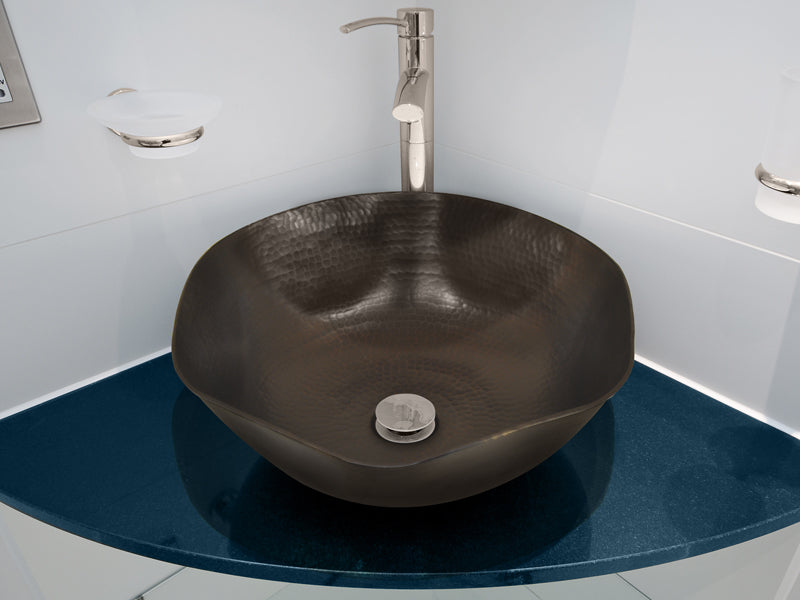 Lavabo Vessel Hexagonal en Cobre - ELEMENTO 