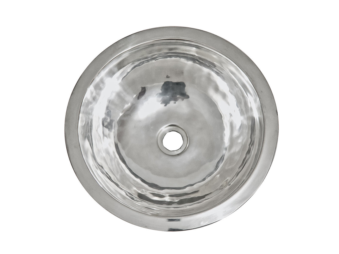 Premium Lavabo Redondo en Alpaca Liso Alto Brillo - ELEMENTO 