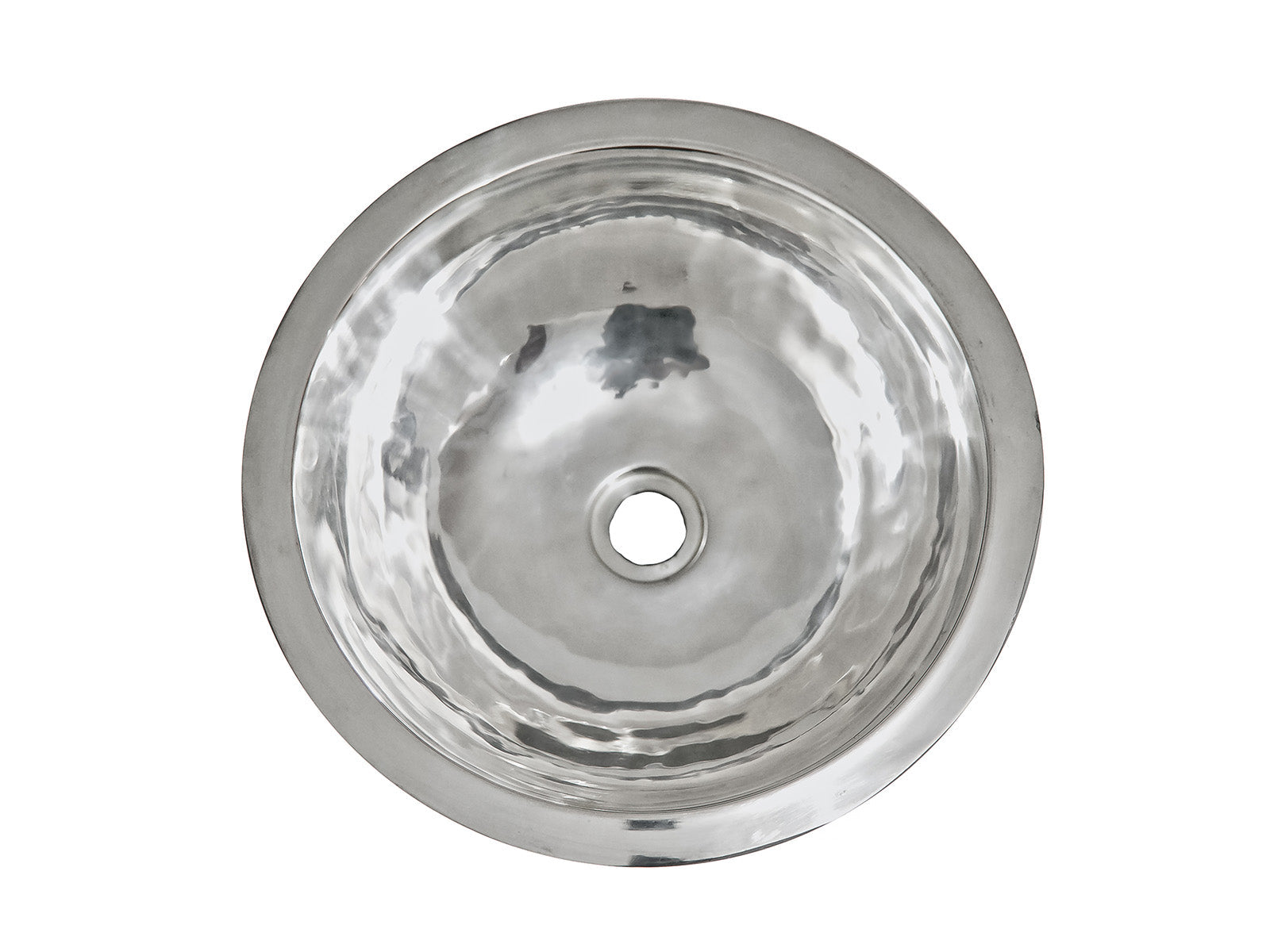 Premium Lavabo Redondo en Alpaca Liso Alto Brillo - ELEMENTO 