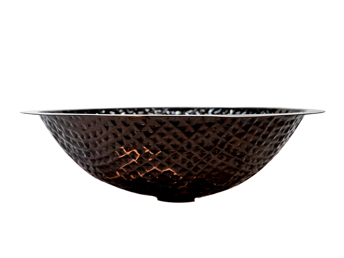 Premium Lavabo Ovalado en Cobre Diseño Cuadros - ELEMENTO 