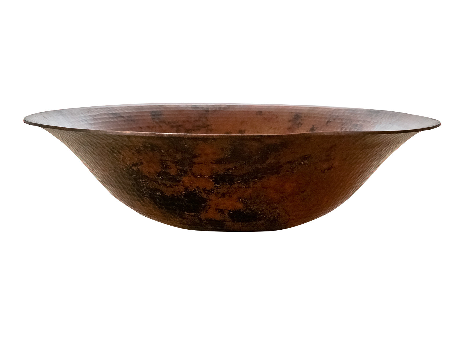 Premium Lavabo Especial Redondo en Cobre Diseño Canoa - ELEMENTO 