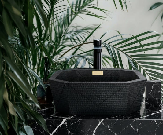 Premium Lavabo Vessel En Cobre Diseño Origami - ELEMENTO 