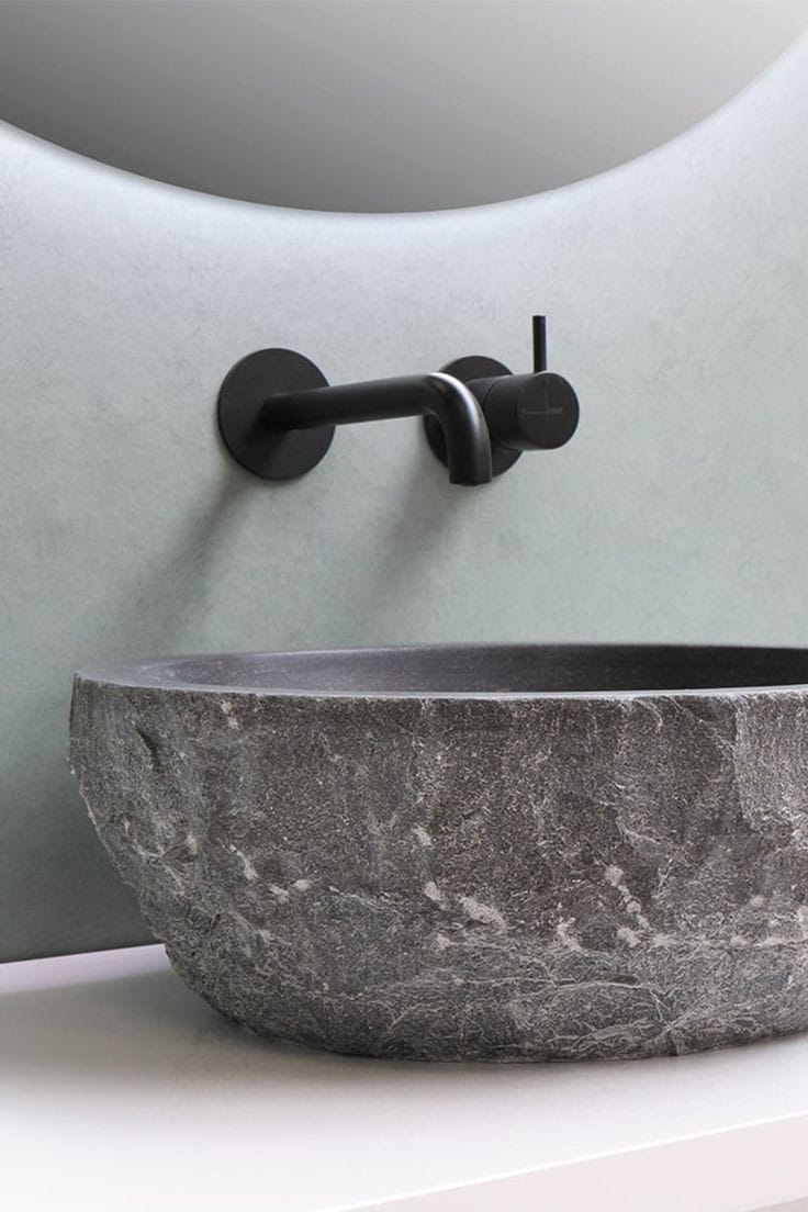 LAVABO PIEDRA NATURAL RÚSTICO  40 CM. - ELEMENTO 