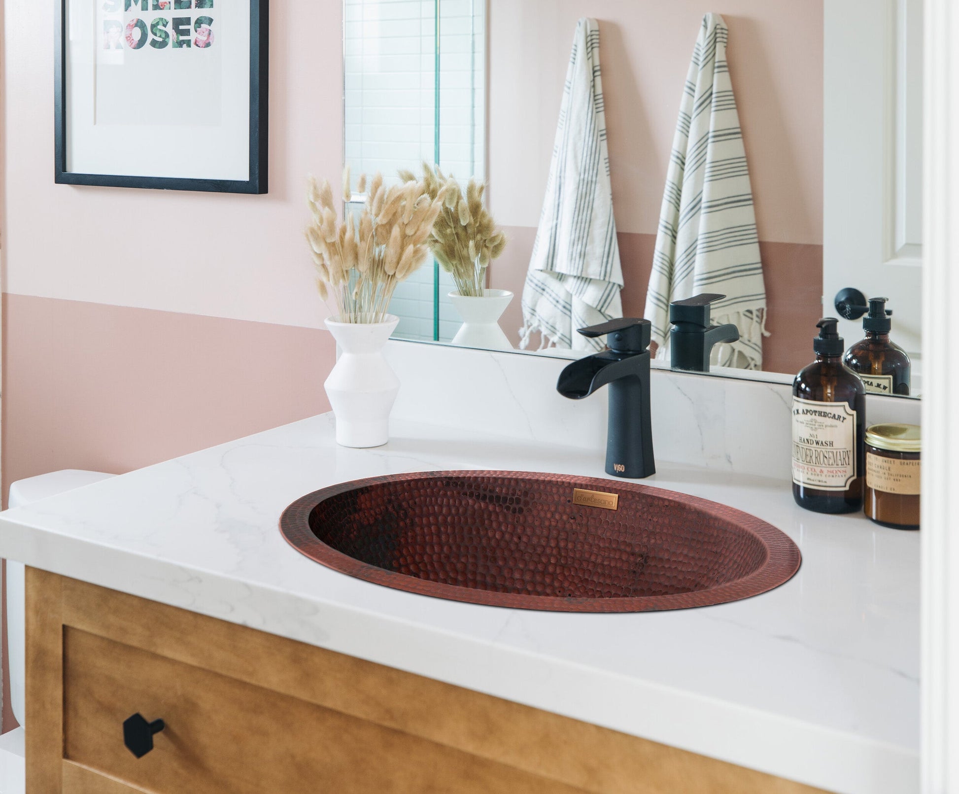 Premium Lavabo Ovalado en Cobre - ELEMENTO 