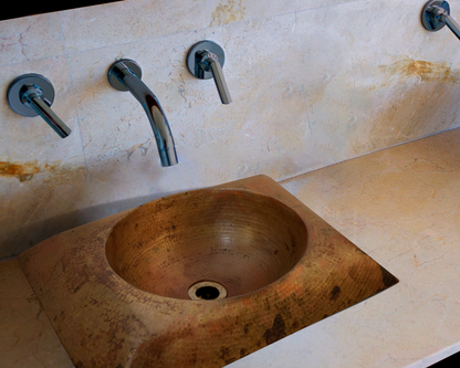 Premium Lavabo Especial en Cobre Diseño Cushion - ELEMENTO 