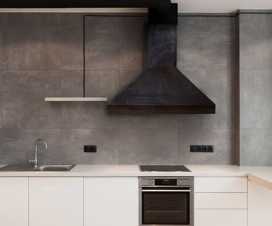 Premium Campana de Cocina para Muro en Cobre Diseño Contemporáneo - ELEMENTO 
