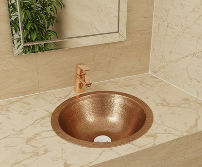 Premium Lavabo Redondo en Cobre - ELEMENTO 