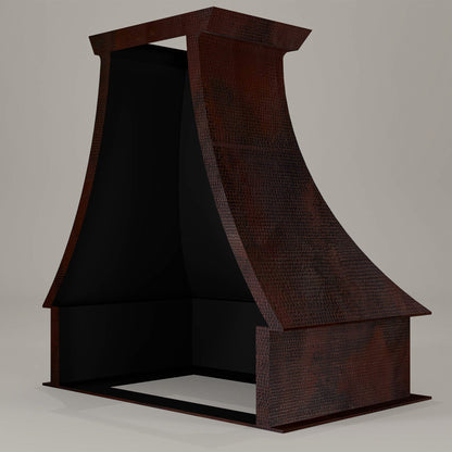 Premium Campana de Cocina para Muro en Cobre Diseño Vintage - ELEMENTO 