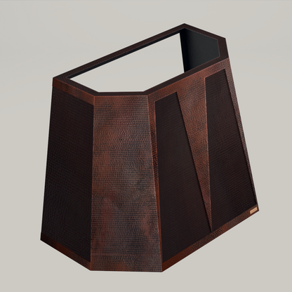 Premium Campana De Cocina Para Muro En Cobre Diseño Aztek - ELEMENTO 