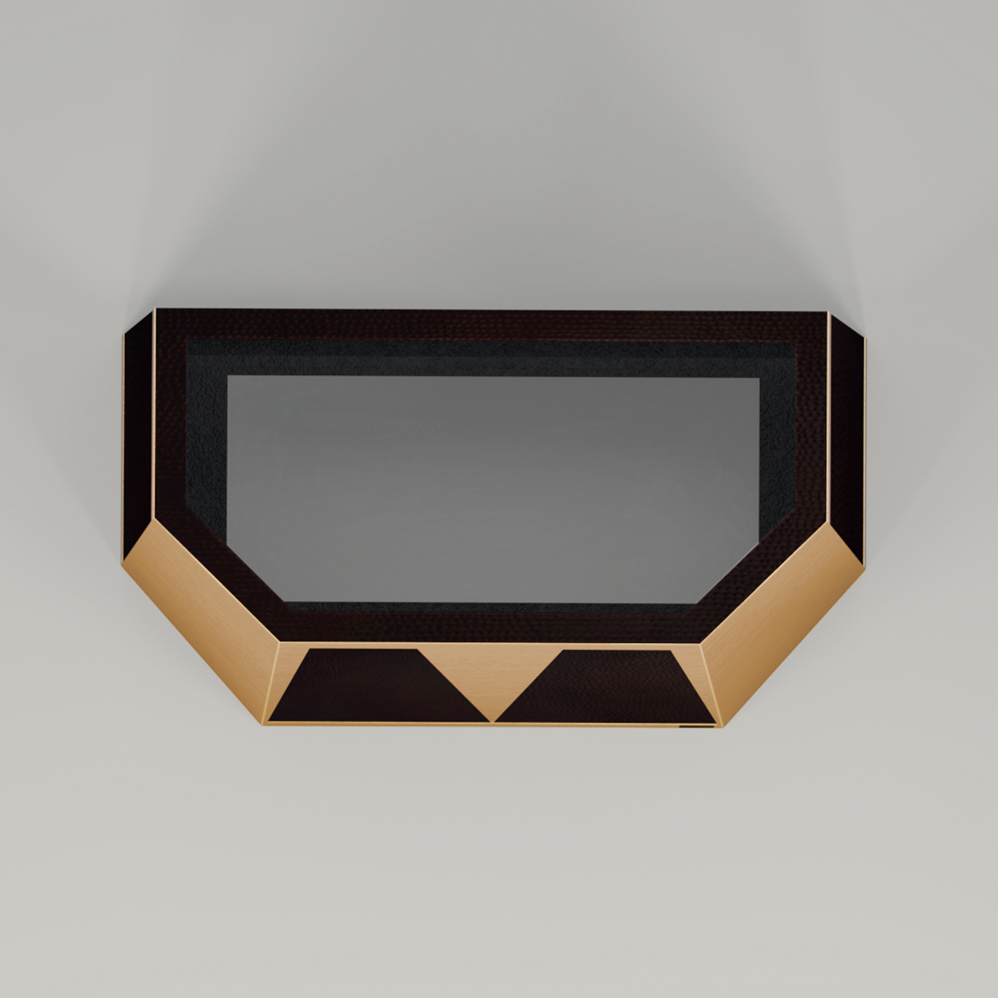 Premium Campana de Cocina para Muro en Laton-Cobre Diseño Aztek - ELEMENTO 