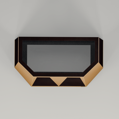 Premium Campana de Cocina para Muro en Laton-Cobre Diseño Aztek - ELEMENTO 