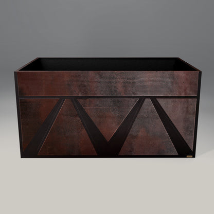 Premium Campana De Cocina Para Isla En Cobre Diseño Mexiq - ELEMENTO 