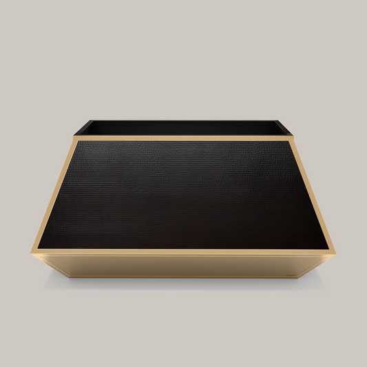 Premium Campana de Cocina para Isla en Cobre-Latón Diseño Altiplano - ELEMENTO 