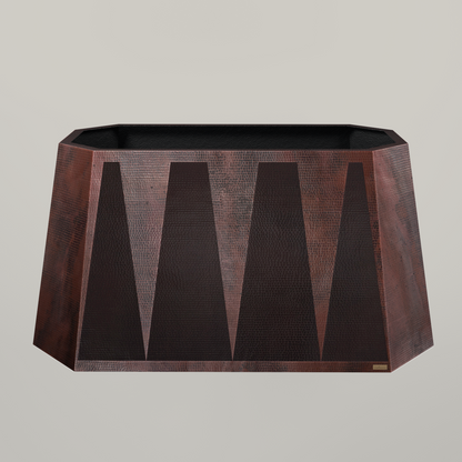 Premium Campana De Cocina Para Isla En Cobre Diseño Aztek - ELEMENTO 