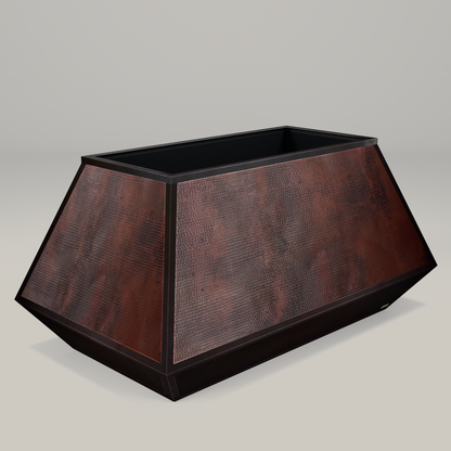 Premium Campana de Cocina para Isla en Cobre Diseño Altiplano - ELEMENTO 