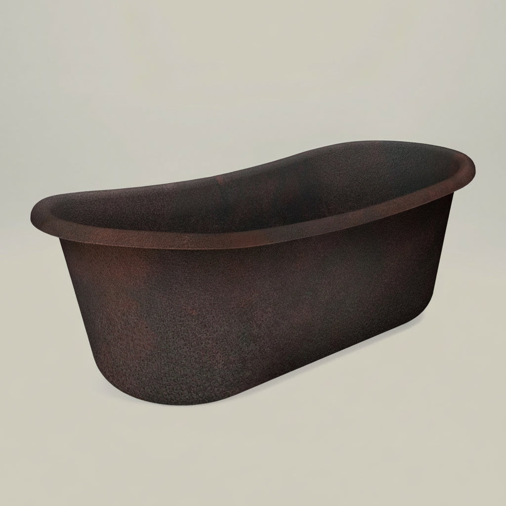 Premium Tina De Baño Volcano En Cobre Diseño Provenza - ELEMENTO 