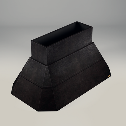 Premium Campana De Cocina Volcano Para Isla En Cobre Diseño Teotihuacán - ELEMENTO 