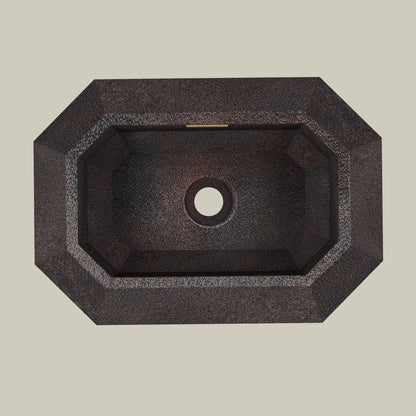 Premium Lavabo Volcano Vessel En Cobre Diseño Esmeralda - ELEMENTO 