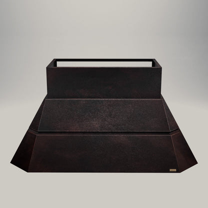 Premium Campana De Cocina Volcano Para Muro En Cobre Diseño Teotihuacan - ELEMENTO 