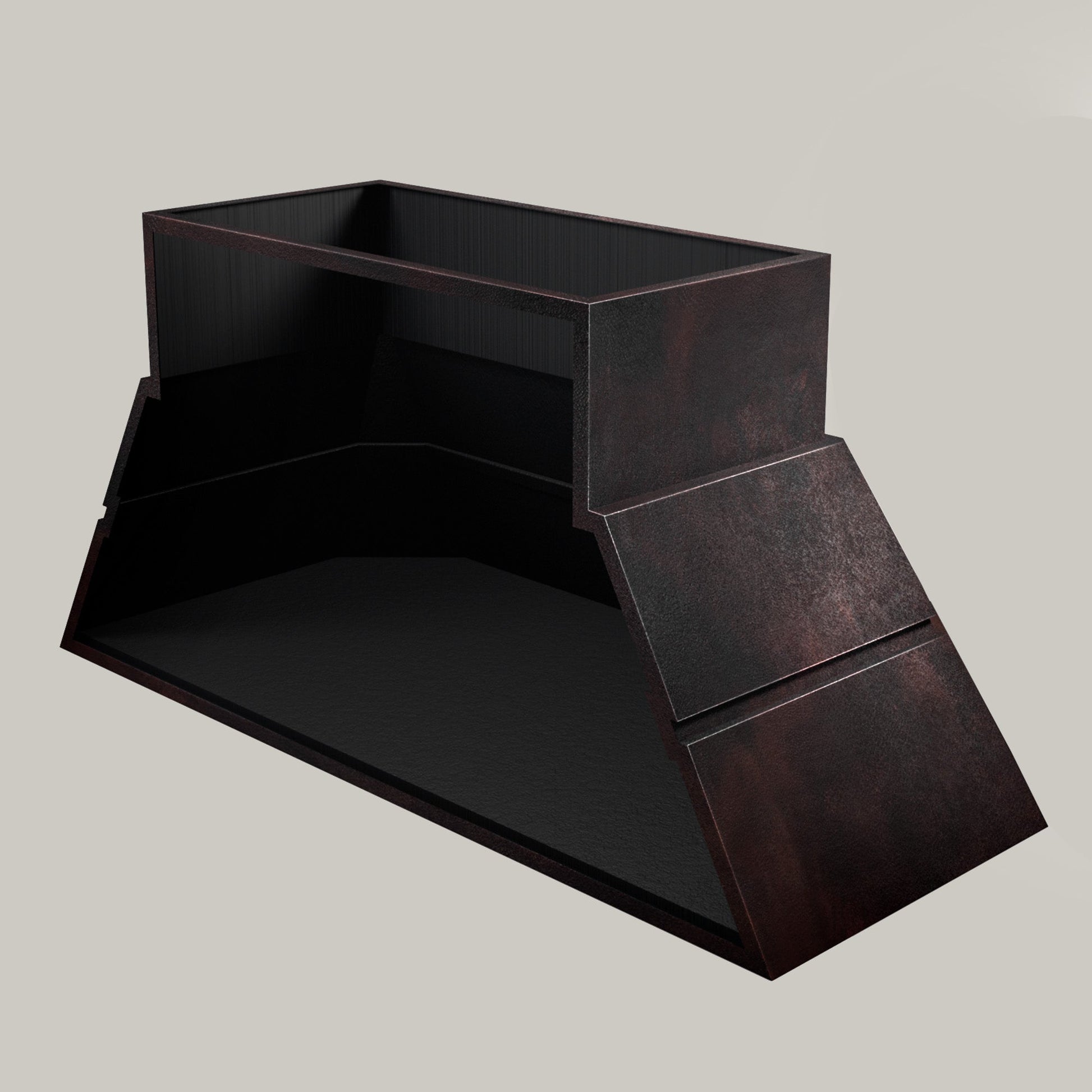 Premium Campana De Cocina Volcano Para Muro En Cobre Diseño Teotihuacan - ELEMENTO 