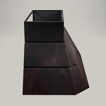 Premium Campana De Cocina Volcano Para Muro En Cobre Diseño Teotihuacan - ELEMENTO 