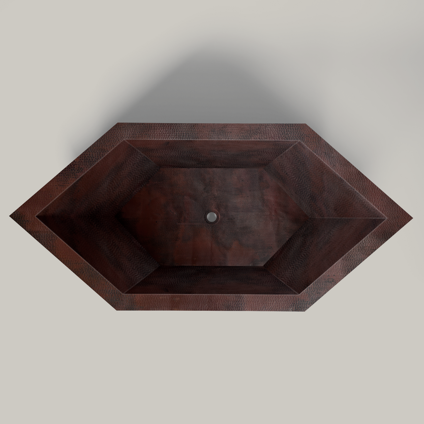 Premium Tina De Baño Con Doble Pared En Cobre Diseño Acalli - ELEMENTO 