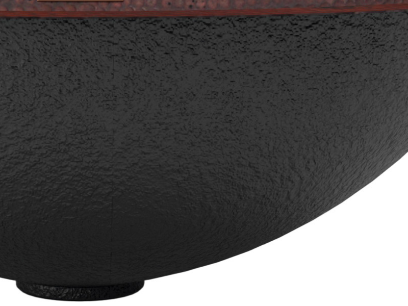 Premium Lavabo Ovalado en Cobre Liso - ELEMENTO 
