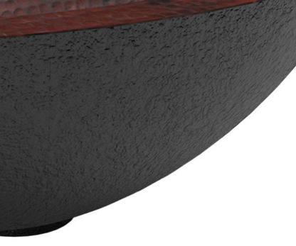 Premium Lavabo Redondo en Cobre Liso Alto Brillo - ELEMENTO 