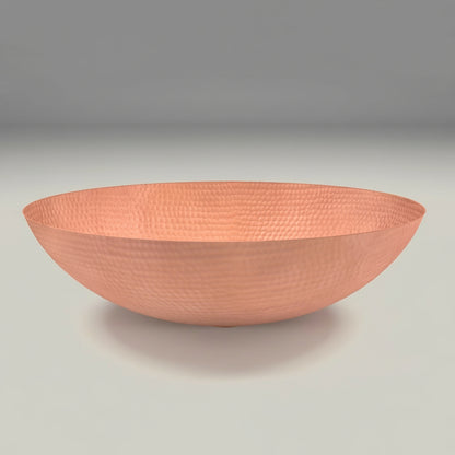 Lavabo Vessel Ovalado con Bordo Redondeado en Cobre - ELEMENTO 